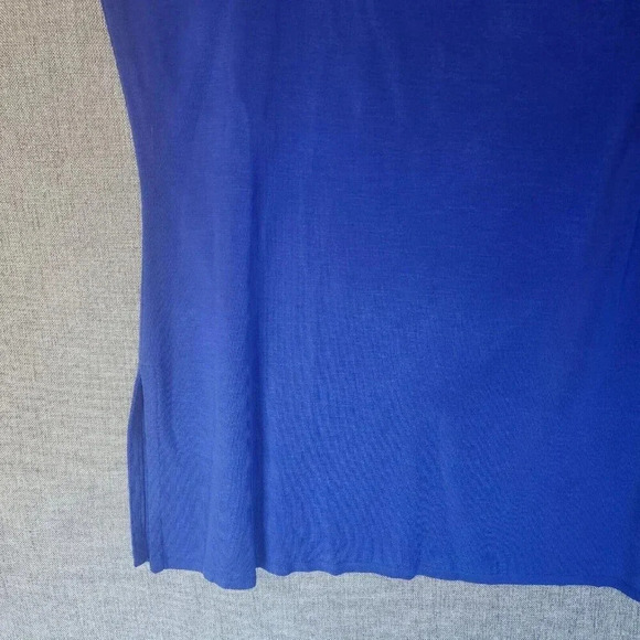 New $188 Misook Tank Top Size 2X Blue Scoop Neck Sleeveless Pullover - Picture 7 of 7